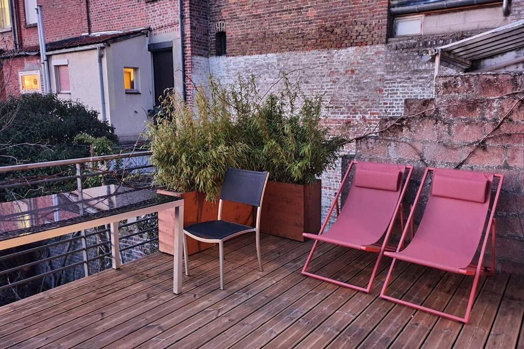 Maison Famille-Confort-Terrasse Jardin-Vue Cathedrale Amiens Exterior foto